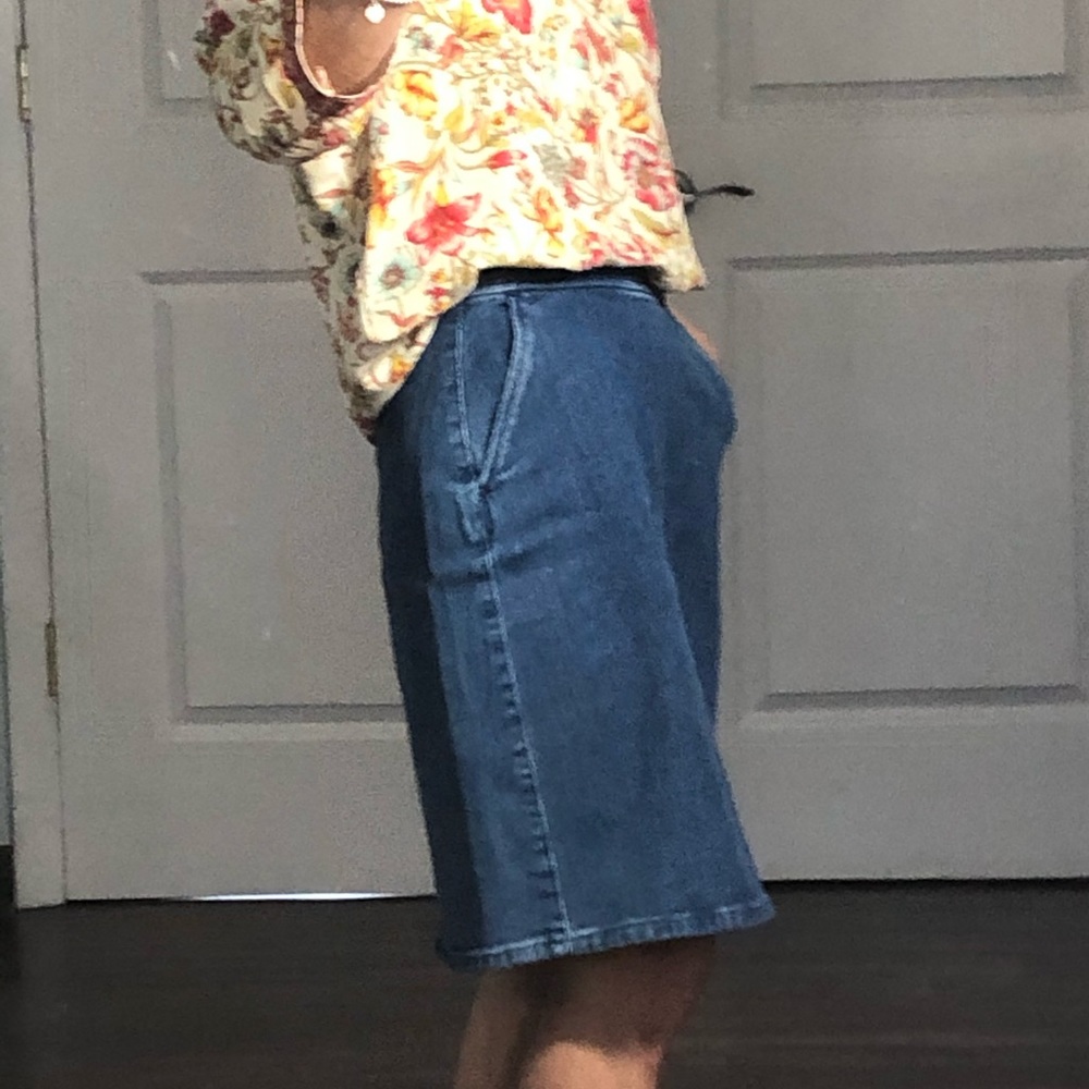 J Crew Denim A line Skirt NWT